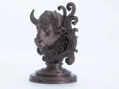 Ornamental Bull Bust