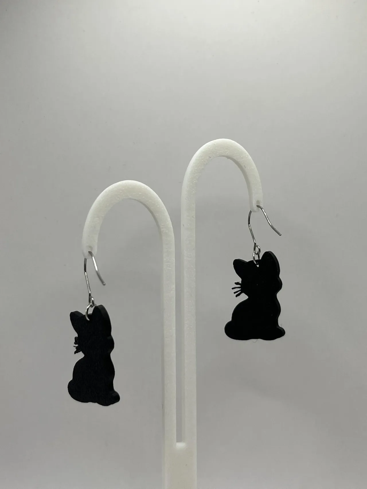 Black Cat Earrings view 2