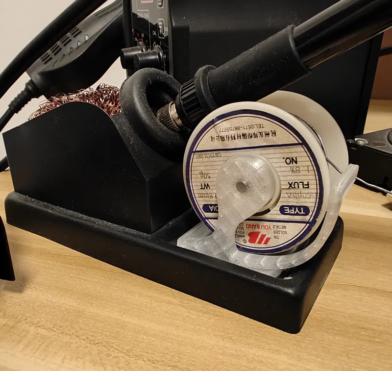 Soldering wire holder
