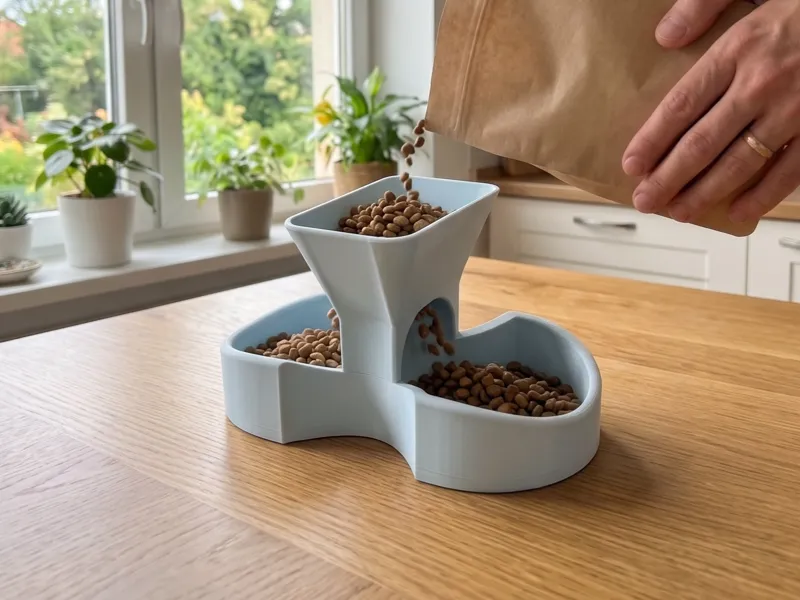SplitFeed – Dual Pet Feeder