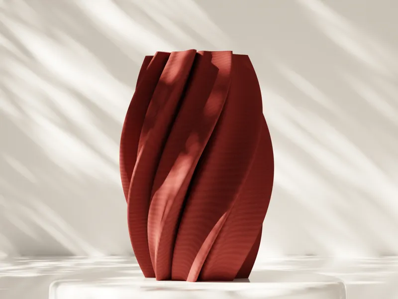 Simple twisted Vase