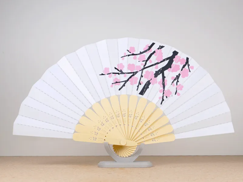 Folding Cherry Blossom Fan (Large)