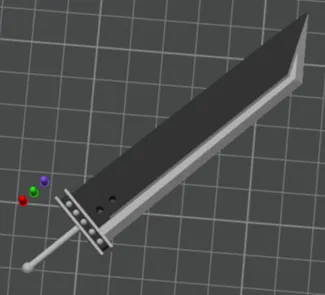 Final fantasy Buster sword Box and Letter opener