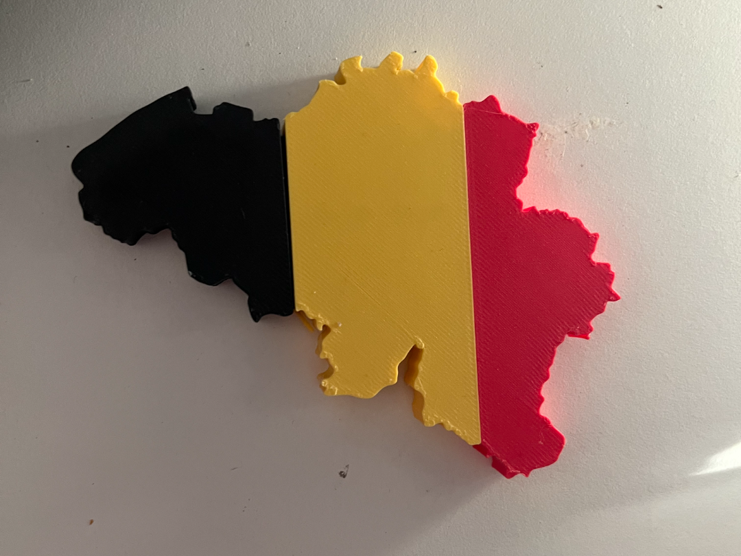Belgique Cartes des pays version drapeau