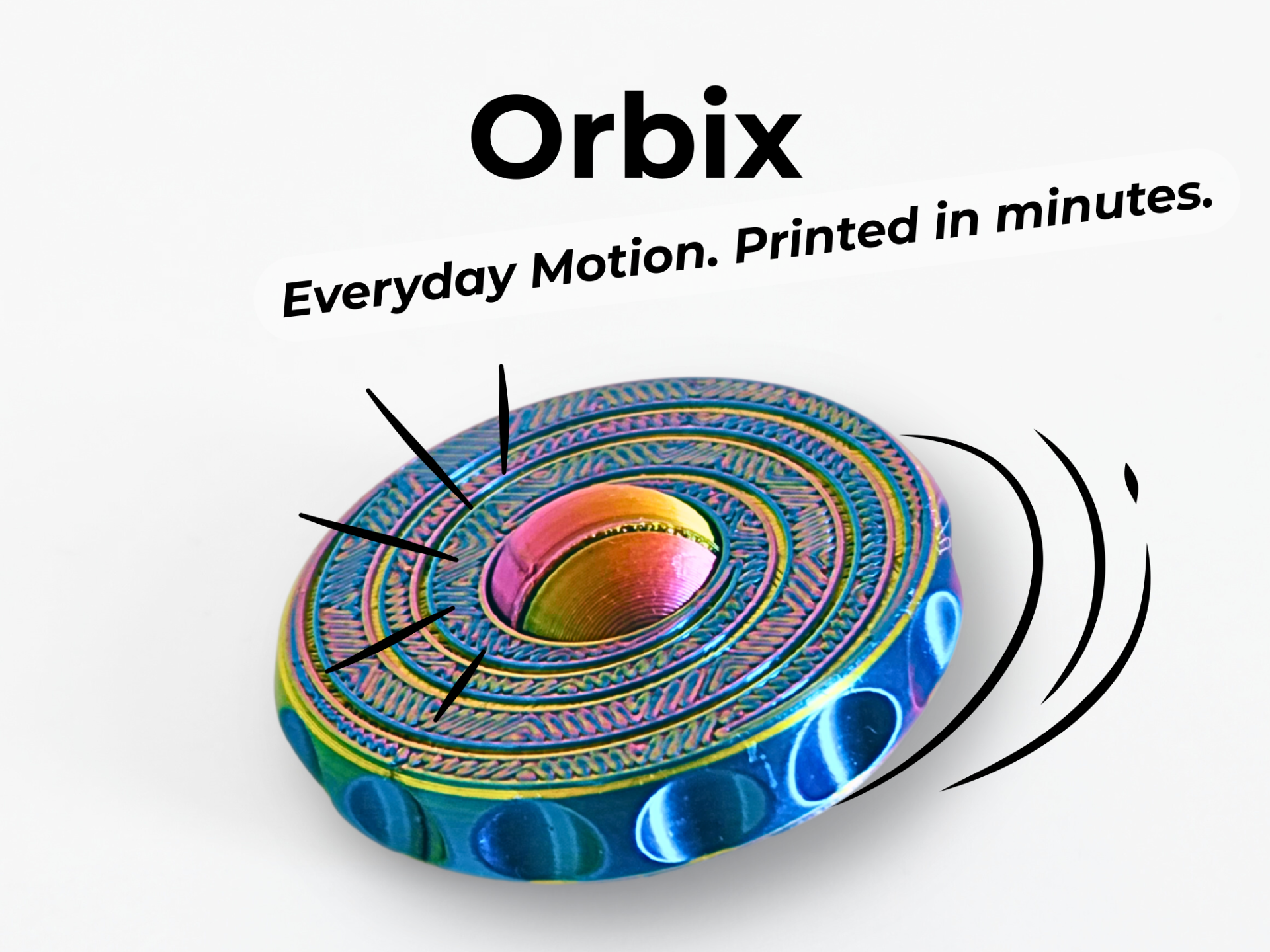 Orbix — Triple‑Motion EDC Fidget Collection