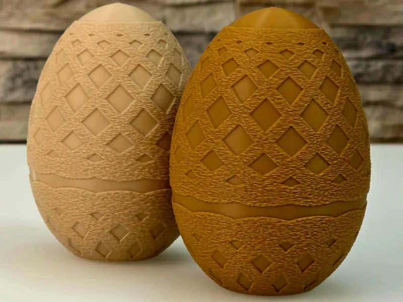 Elegant Diamond Egg Decor