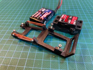 Battery and ECM Mount TRX4M Tarantula
