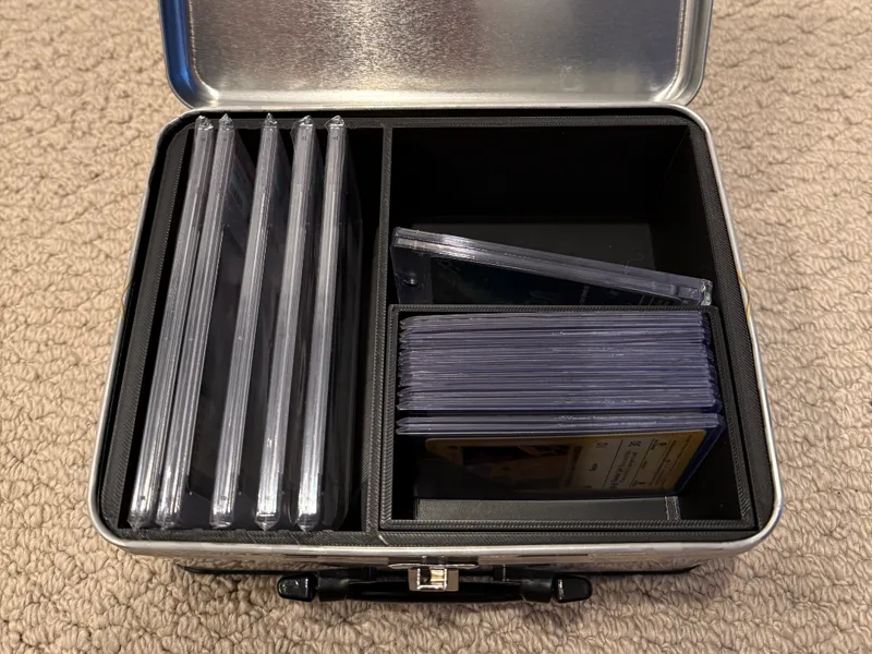 Pokemon LunchBox Tin Insert: PSA/Top Loader/Mag