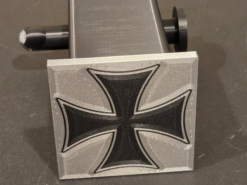 Iron Cross 2" hitch cover
