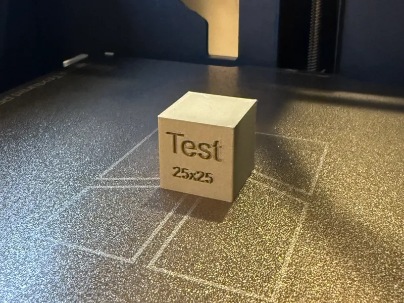 My simpel Testbox 25x25x25mm 