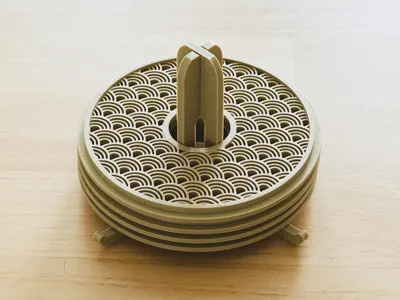Japanese-Style Coaster & Draining Rack Set