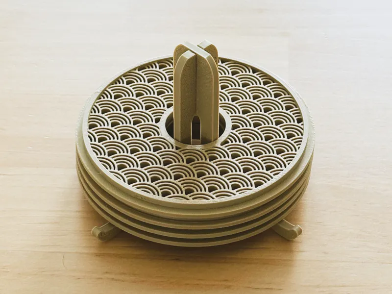 Japanese-Style Coaster & Draining Rack Set