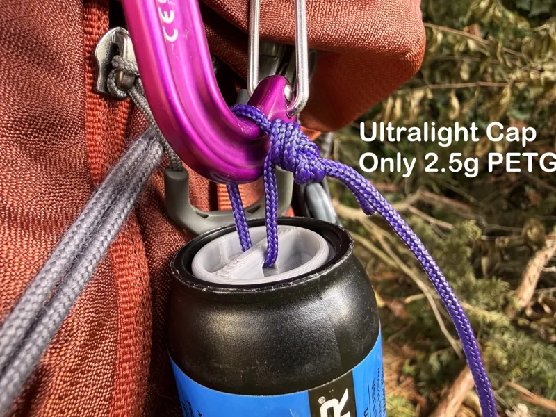Ultralight Sawyer Filter Drip Cap and Tether Point