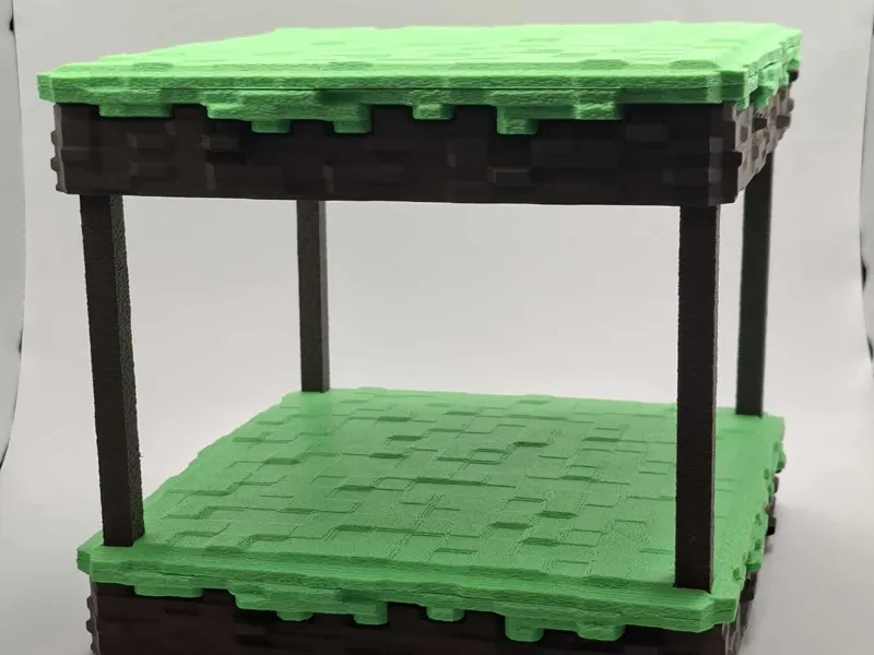 Minecraft inspired Cupcake Display / Shelf