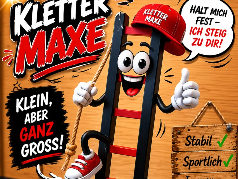 Klettermaxe auf der Leiter Spiel