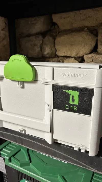 Festool ETSC 125 Systainer Label by Sim78@ MakerWorld: Download Free 3D ...