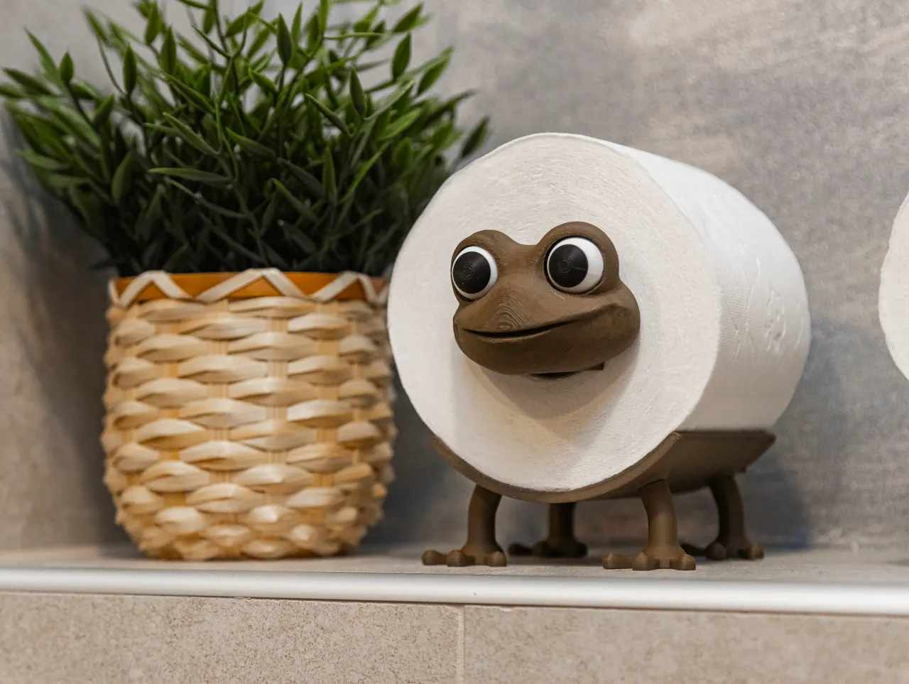 Froggy! - Toilet Paper Holder - FITS ALL! view 2