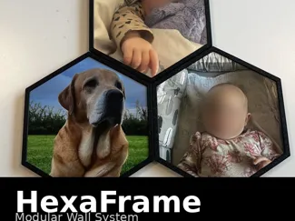 HexaFrame – Modular Hexagon Picture Frame System