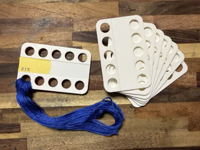 Embroidery floss holder