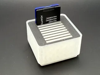 Gridfinity Bin 1x1 – SD card Holder