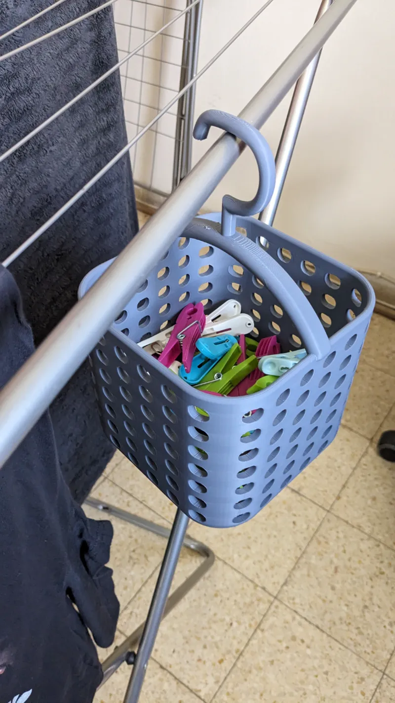 Clothespins Basket
