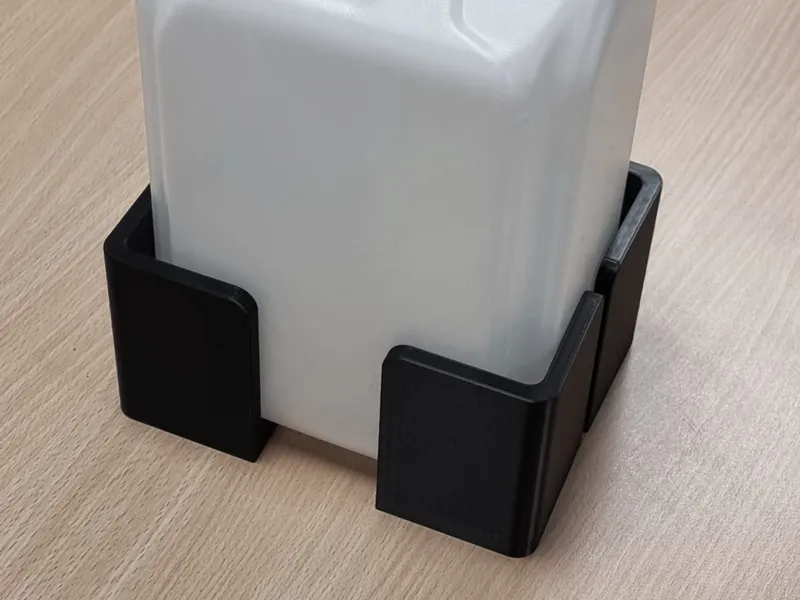 Brackets for gallon water carrier or similar items