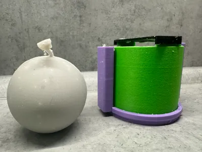 Ball candle mold