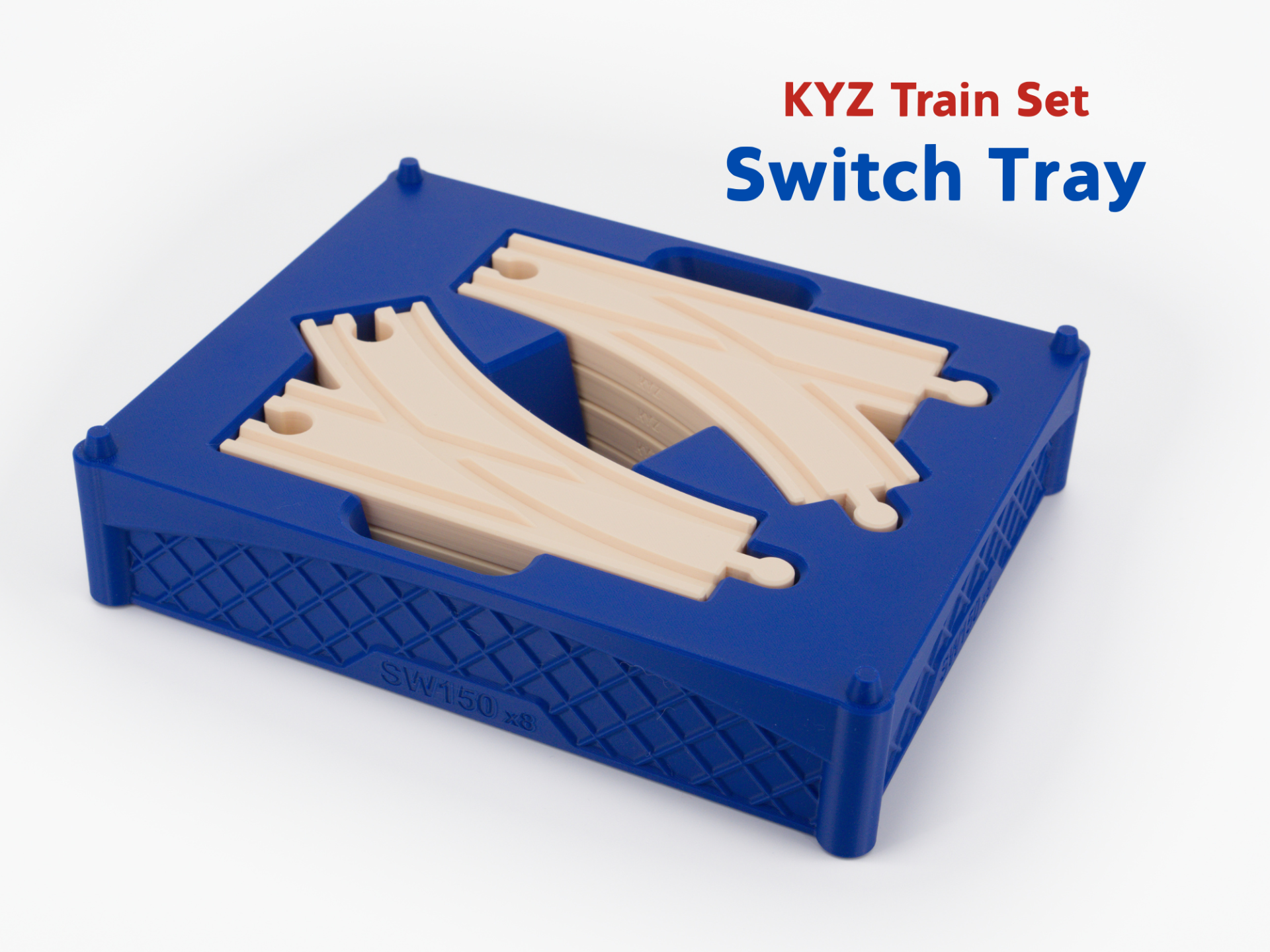 Switch Track Storage Trays - KYZ Train Set - Free 3D Print Model