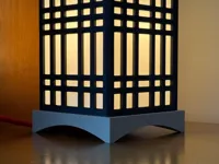 Lampada Shoji Giapponese - altezza 276mm - base 100x100