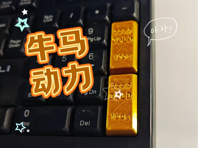金条键帽2u