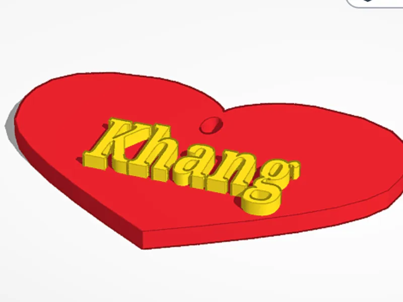 Móc khoá của Khang