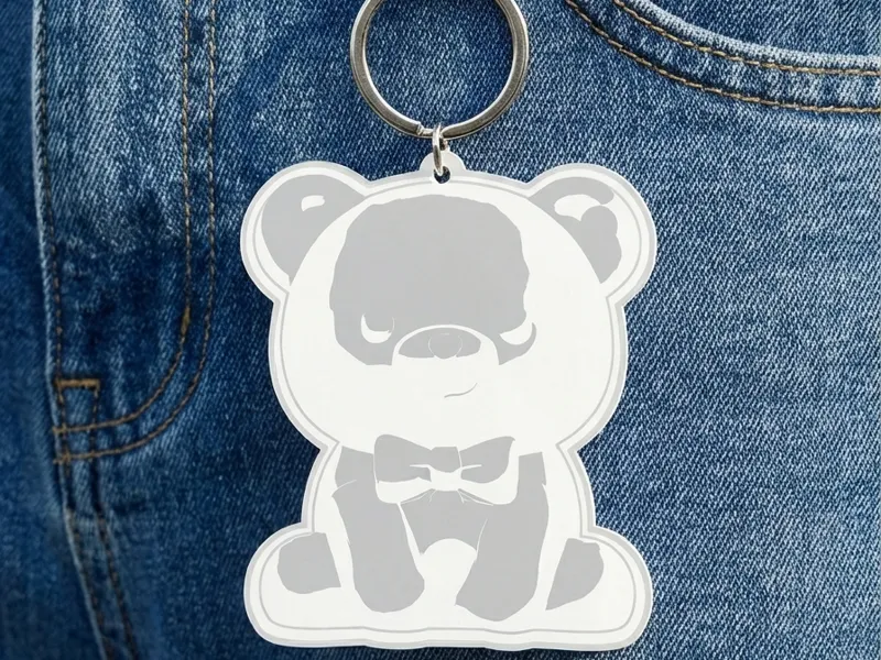 Cute Teddy Bear Keychain