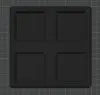 2x2 Cap with no center hole