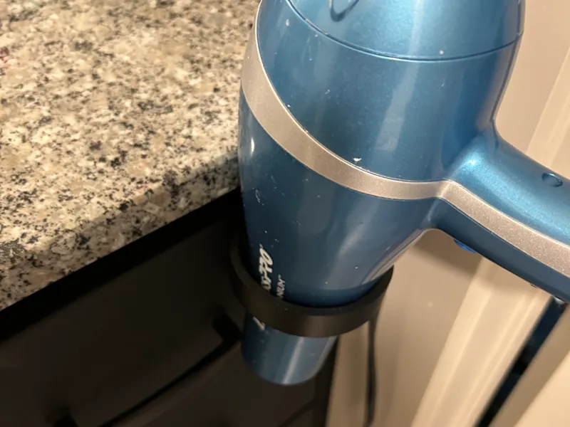 Hairdryer Holder (.65" Drawer Thickness)