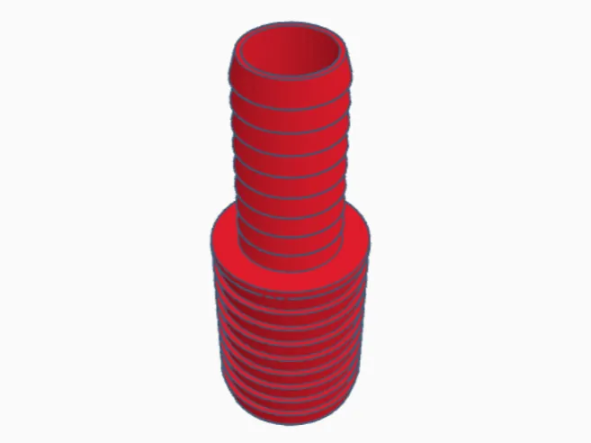 Reducer 1/2" to 3/4" hose – NO SUPPORT