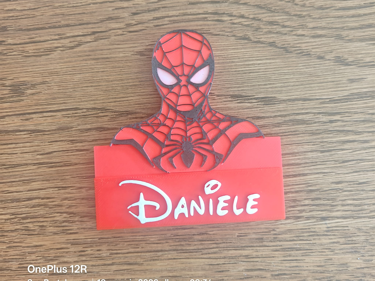 Daniele Spiderman Custom Desktop Nameplate / Sign