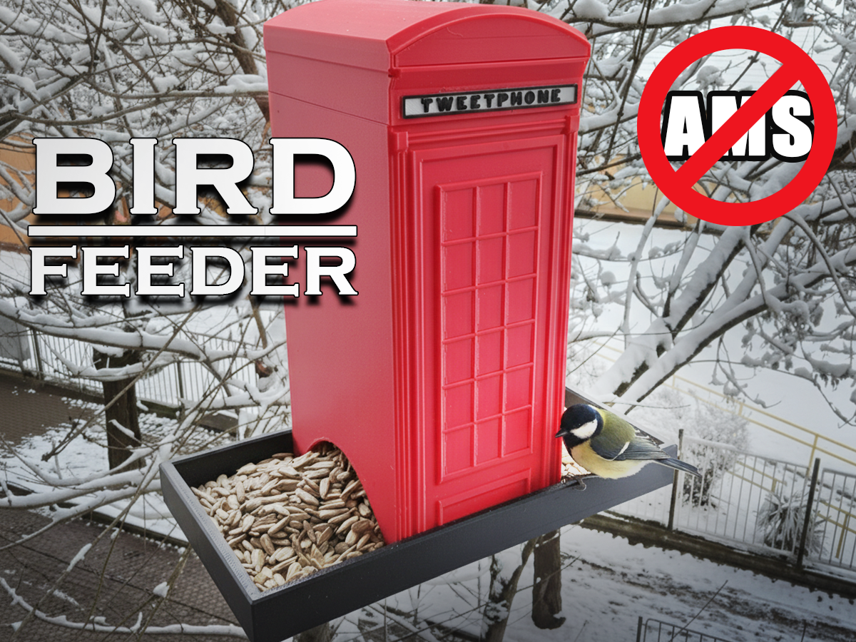 The TweetPhone bird feeder