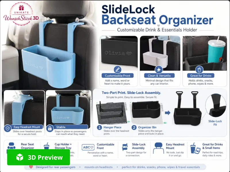 Seat Storage - Fixed for P1S