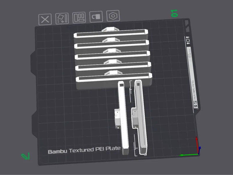 Multiboard normal sized slab psa holder