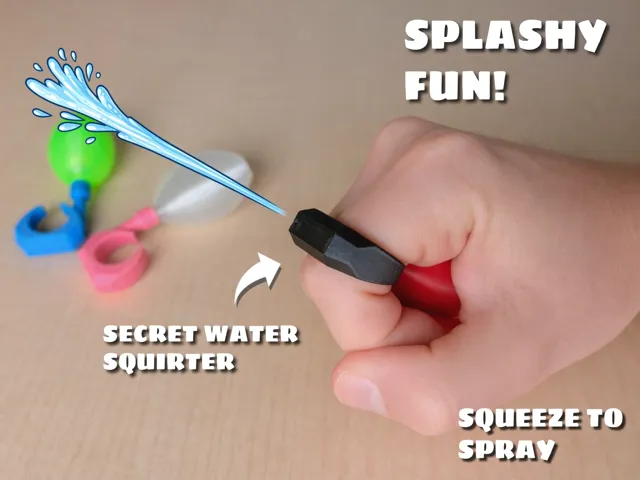 Prank Squirt Ring | Secret Water Squirter