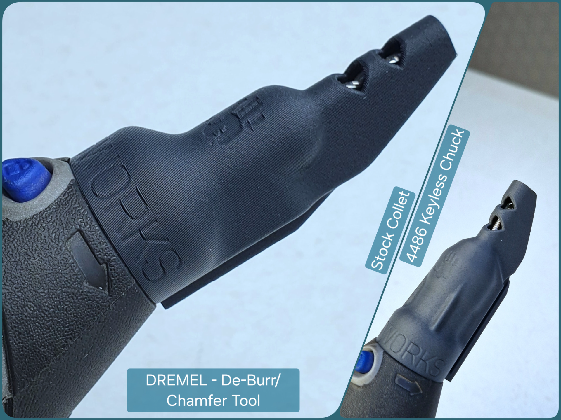 DE-BURR / CHAMFER TOOL - DREMEL - ATTACHMENT