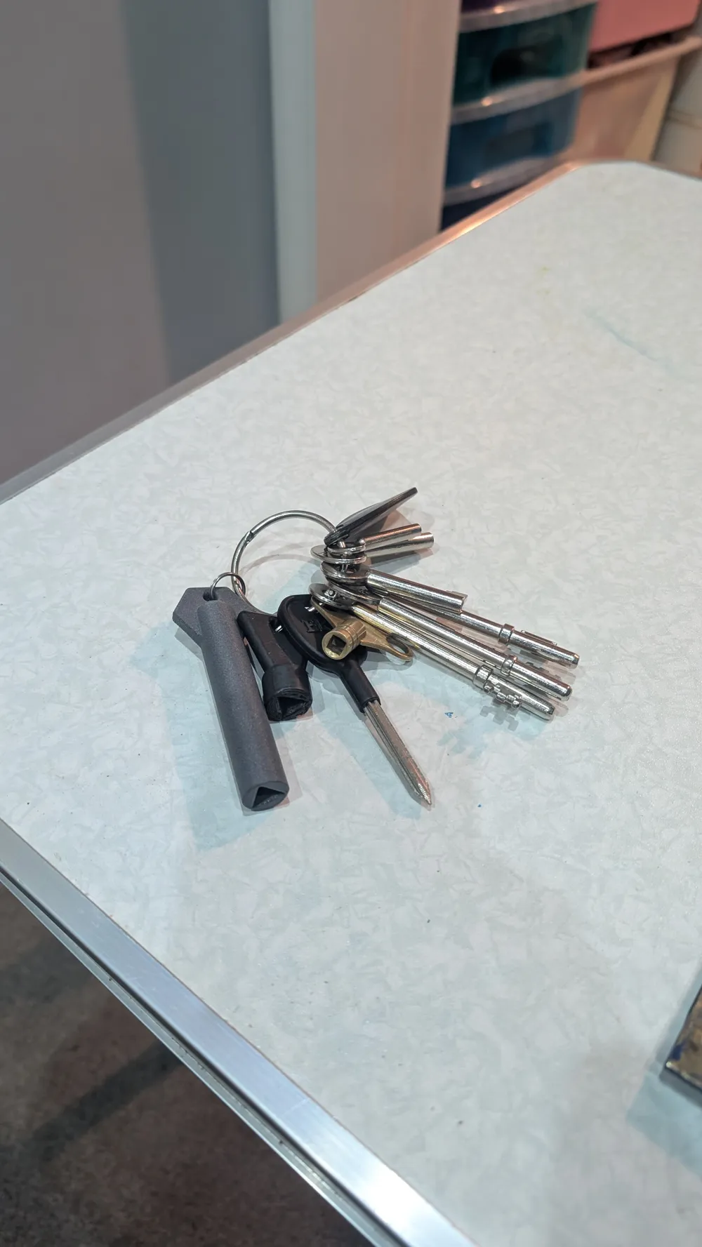 Meter Key, long reach version. gas& electric key. - Free 3D Print Model ...