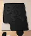 Tray with logo