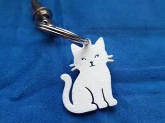 Simple Cat Keychain