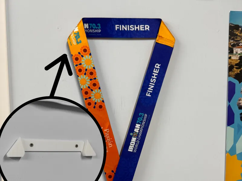 Floating Medal Display Wall Mount