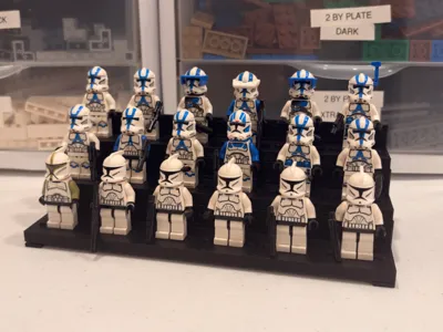 18 brick figure Display stand