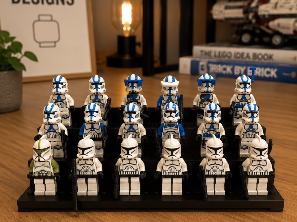 18 brick figure Display stand