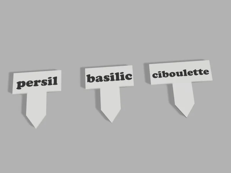 étiquette plantation personnalisable