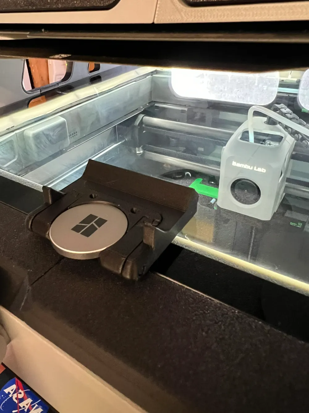 Hinged Glass Top Riser - AMS Riser Compatible! Remixed by E.T. - MakerWorld
