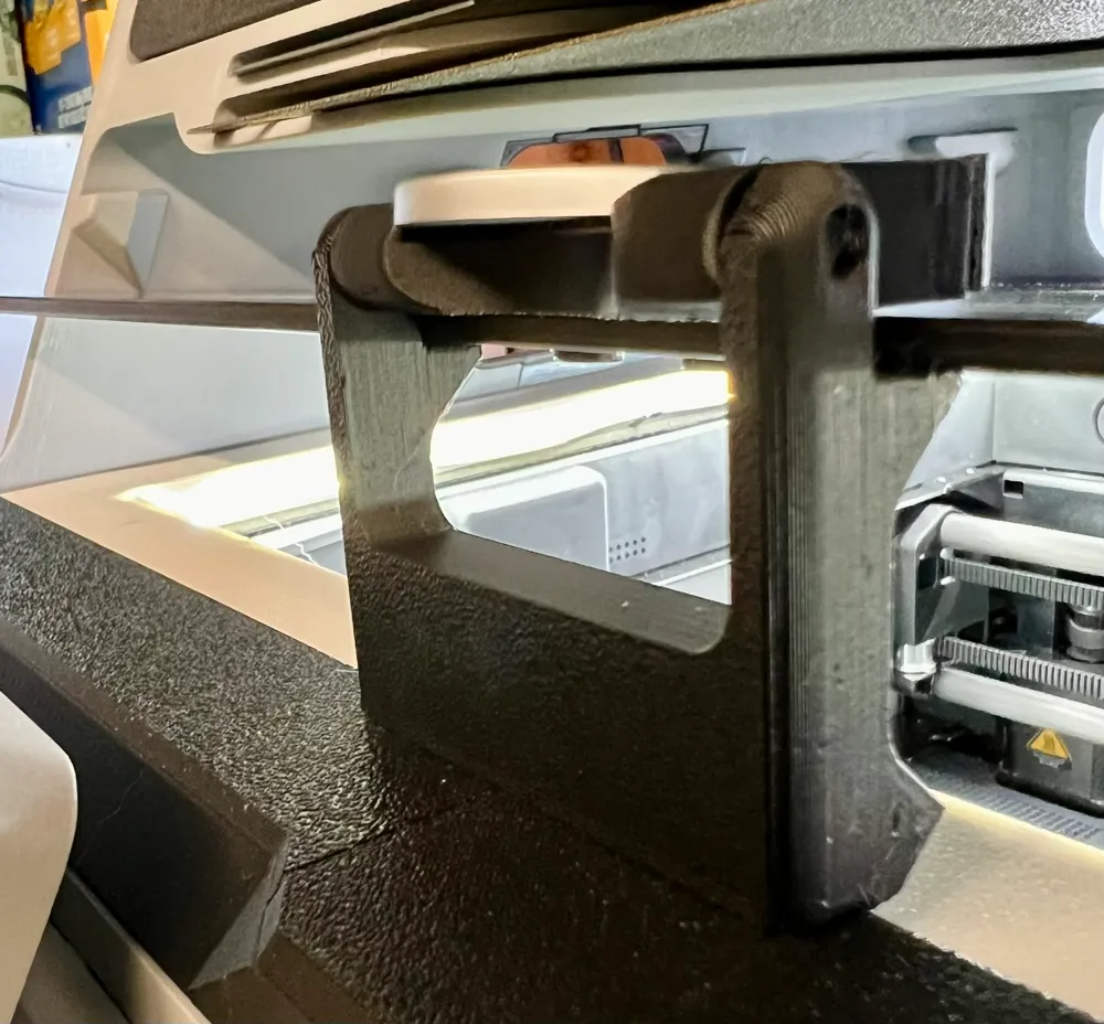 Front Glass Riser Hinged Glass Top Riser - AMS Riser Compatible! Remixed by E.T. - MakerWorld